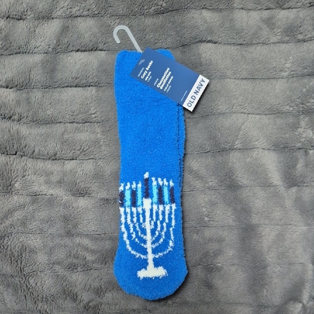 Menorah Cozy Socks For Women From Old Navy! NWT!